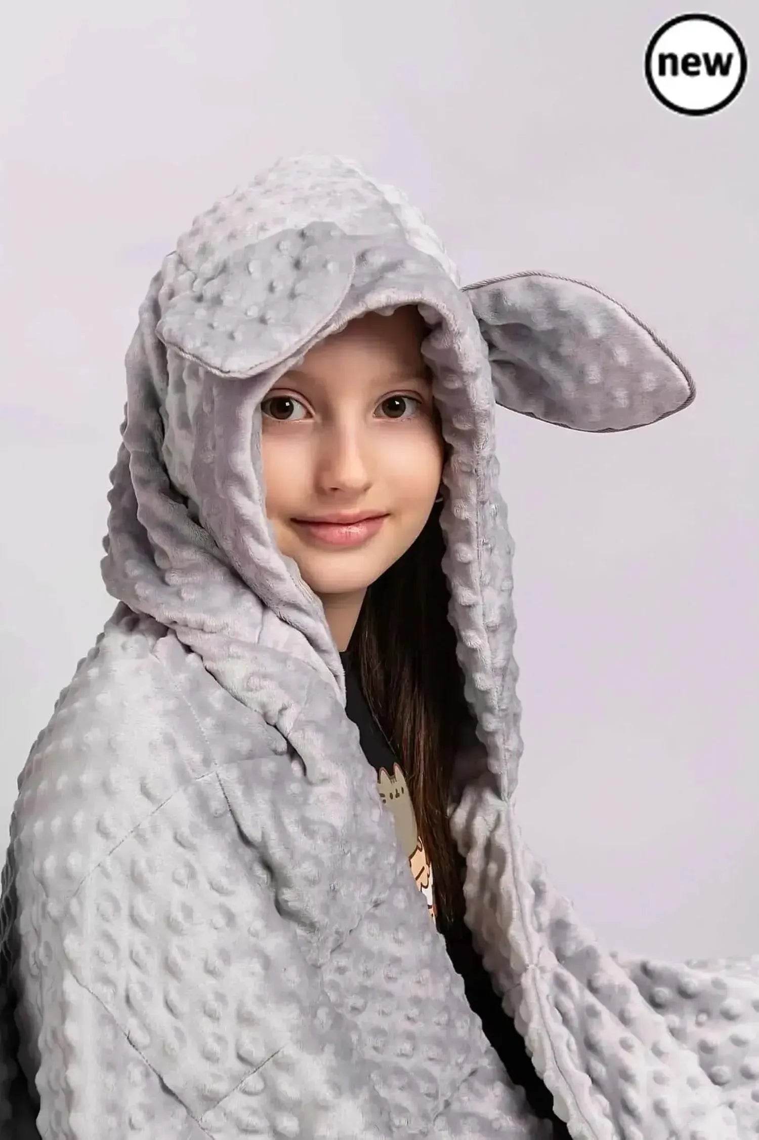 Weighted Blanket Hoodie – Minky Plush Hooded Wrap-Weighted Blanket Hoodie – Minky Plush Hooded Wrap