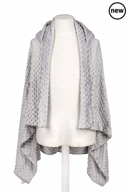 Weighted Blanket Hoodie – Minky Plush Hooded Wrap-Weighted Blanket Hoodie – Minky Plush Hooded Wrap