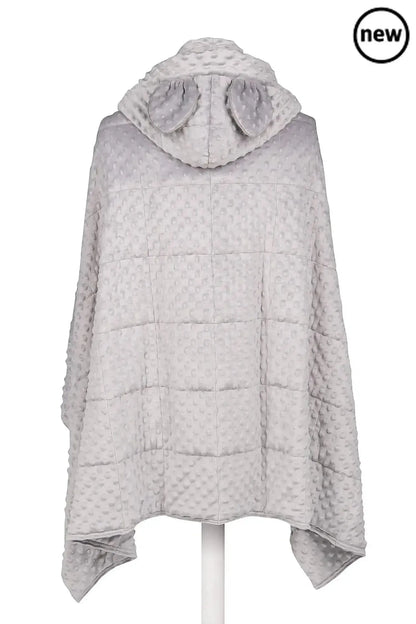 Weighted Blanket Hoodie – Minky Plush Hooded Wrap-Weighted Blanket Hoodie – Minky Plush Hooded Wrap