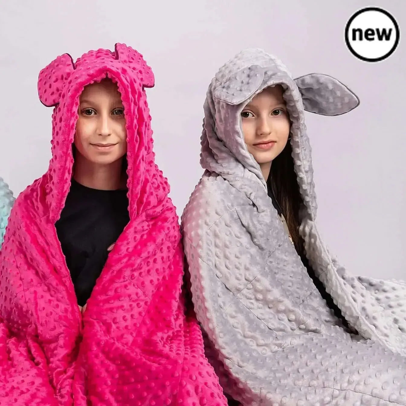 Weighted Blanket Hoodie – Minky Plush Hooded Wrap-Weighted Blanket Hoodie – Minky Plush Hooded Wrap