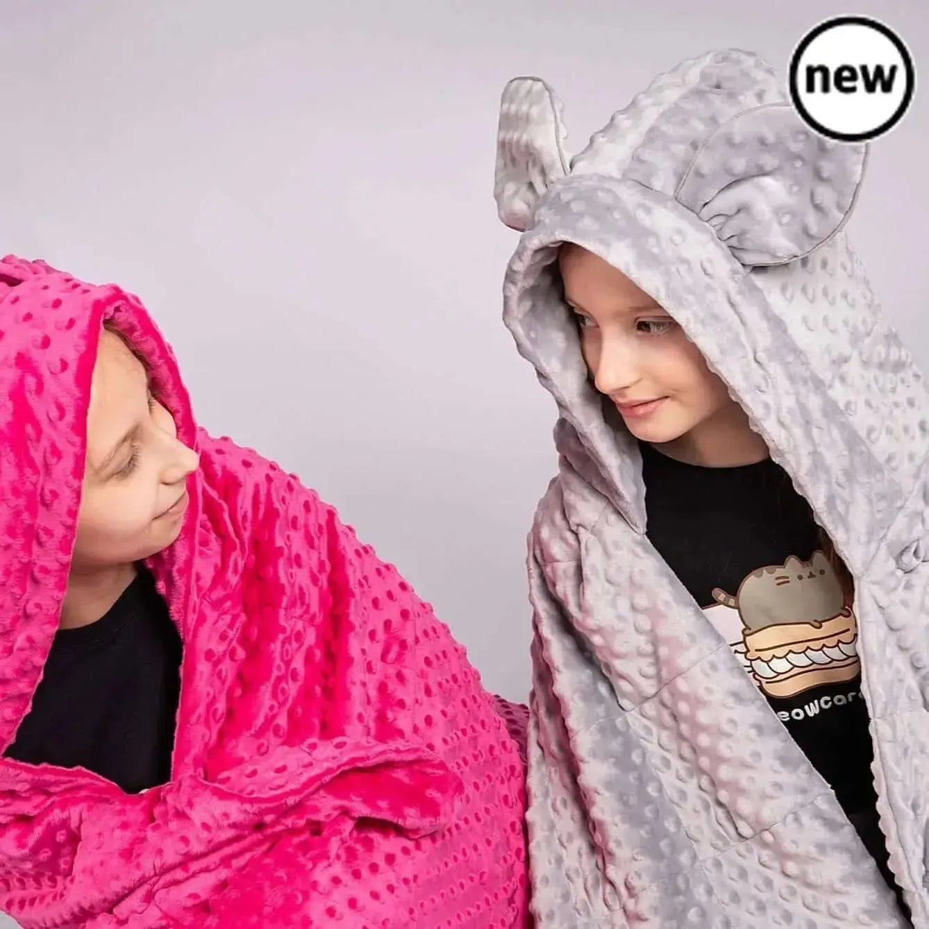 Weighted Blanket Hoodie – Minky Plush Hooded Wrap-Weighted Blanket Hoodie – Minky Plush Hooded Wrap