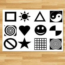 White and Black Nursery Playmat-White and Black Nursery Playmat