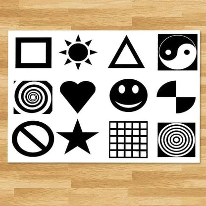White and Black Nursery Playmat-White and Black Nursery Playmat