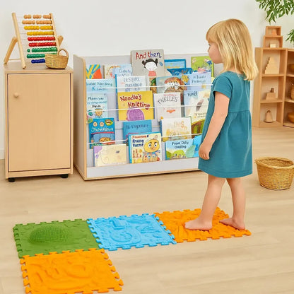 Wide Free Standing Book Display Unit-Wide Free Standing Book Display Unit