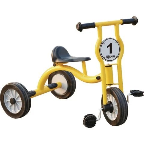Wisdom Small Trike, This Wisdom small trike is a robust and good quality tricycle that allows children as young as 2 to enhance their motor skills. Children will love to explore the playground and outdoors with this stylish and practical Wisdom Small Trike.The Wisdom Small Trike has wheels which are made of durable polypropylene with solid rubber puncture proof tyres. Wisdom Small Trike tyres tested and surpass 100,000 cycles wear test. Solid rubber safe and comfortable handlebar grips. The durable sculptur