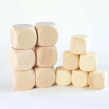 Wooden Cubes 40mm Pk6-Wooden Cubes 40mm Pk6