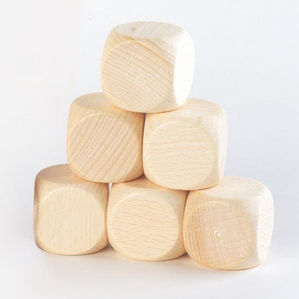 Wooden Cubes 40mm Pk6, Experience the power of discovery with TickIT Wooden Cubes! Derived from the Greek word "eurisko", meaning "I discover", heuristic play is an intuitive way of meeting challenges and solving problems. Our Wooden Cubes 40mm Pk6 is the perfect addition to our range of wooden heuristic play resources, designed to captivate toddlers' curiosity and enhance their learning.These six small smooth beech wood cubes are a gateway to endless possibilities. The open-ended nature of heuristic play e