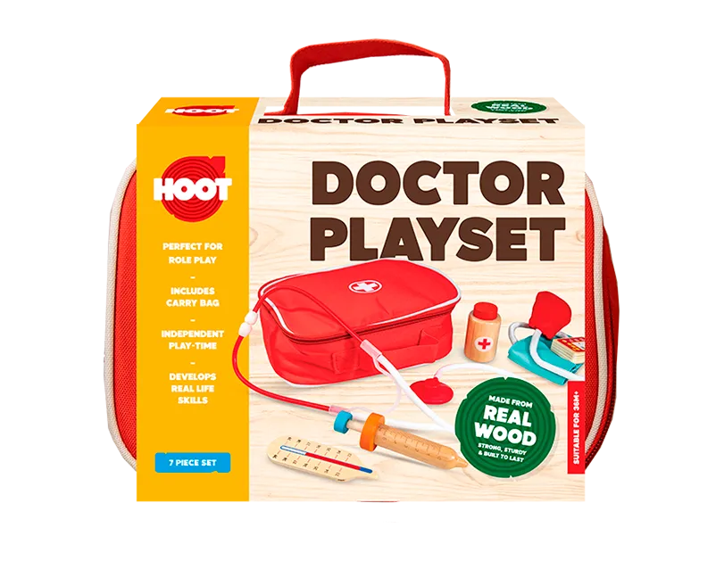 Wooden Doctor Play Set-Wooden Doctor Play Set