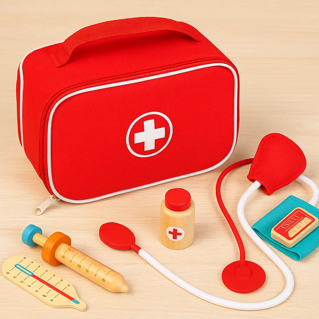 Wooden Doctor Play Set-Wooden Doctor Play Set