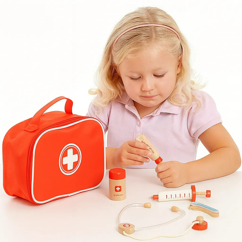 Wooden Doctor Play Set-Wooden Doctor Play Set