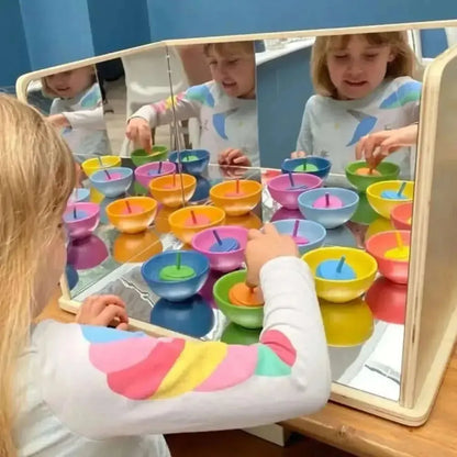 Wooden Exploratory Mirror-Wooden Exploratory Mirror