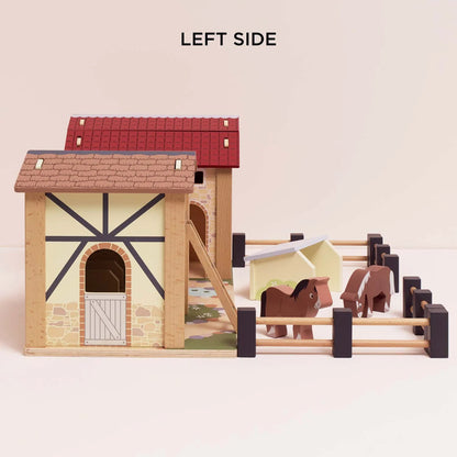 Wooden Farmyard Stables-Wooden Farmyard Stables