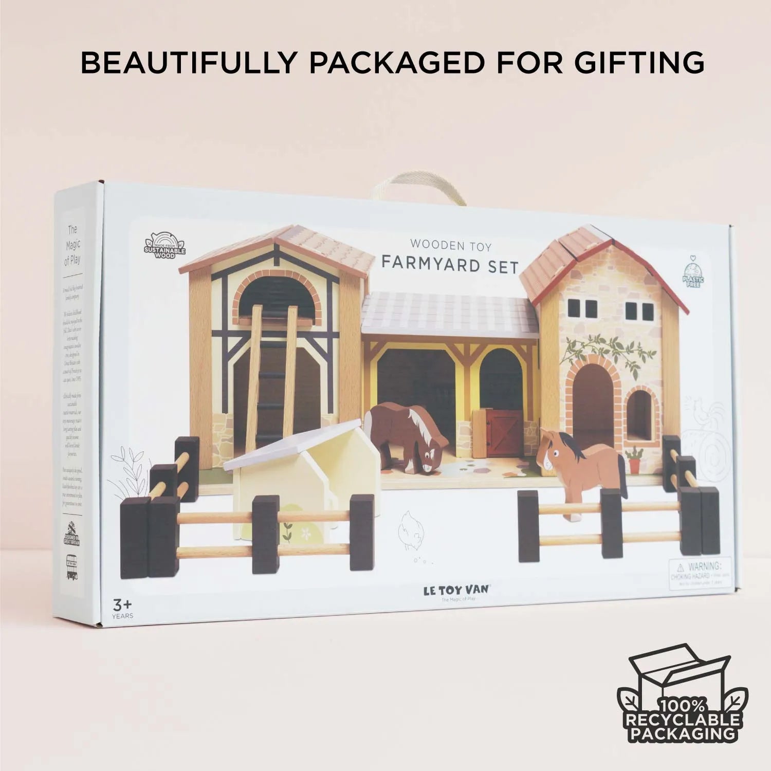 Wooden Farmyard Stables-Wooden Farmyard Stables