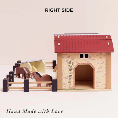 Wooden Farmyard Stables-Wooden Farmyard Stables