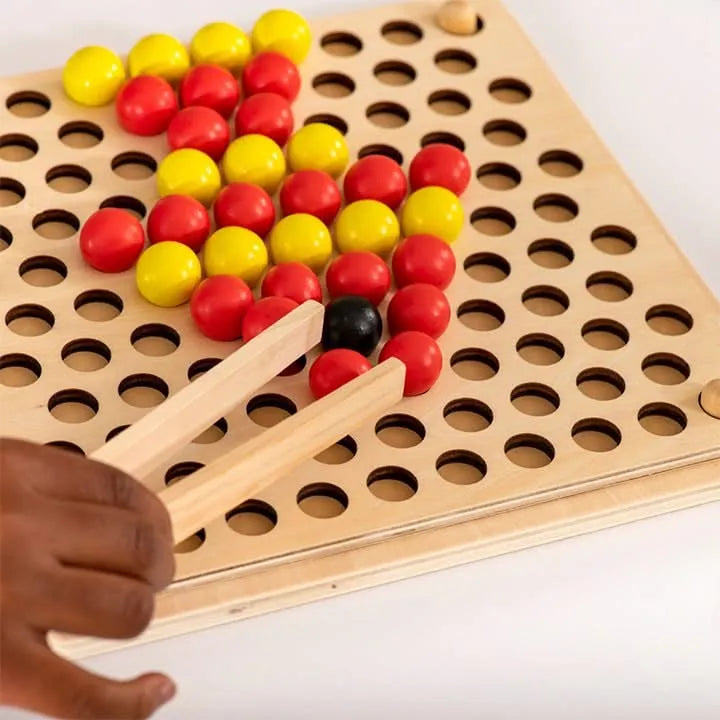 Wooden Fine Motor Pattern Balls-Wooden Fine Motor Pattern Balls