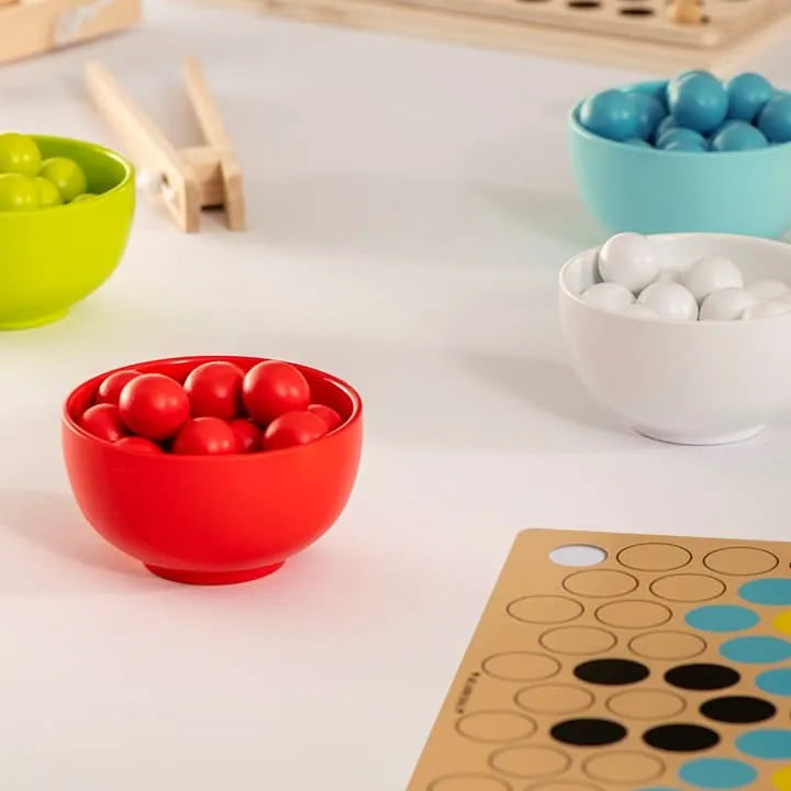Wooden Fine Motor Pattern Balls-Wooden Fine Motor Pattern Balls