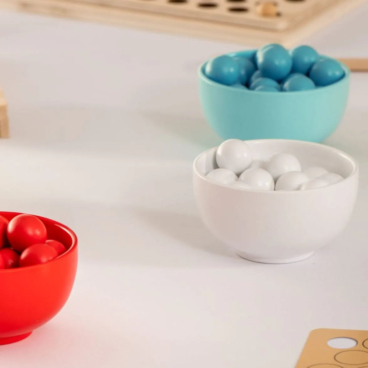 Wooden Fine Motor Pattern Balls-Wooden Fine Motor Pattern Balls