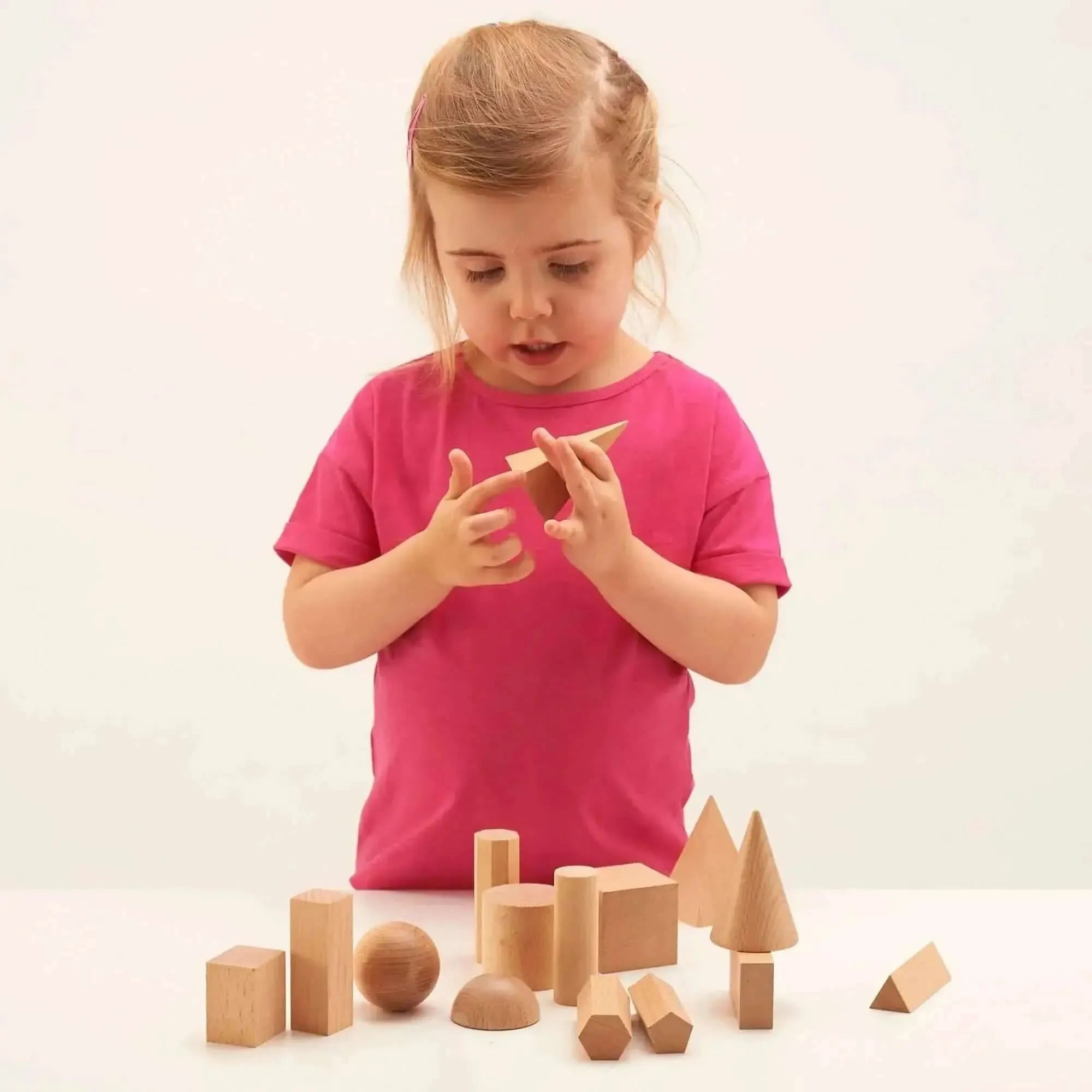 Wooden Geometric Solids - Pk15-Wooden Geometric Solids - Pk15