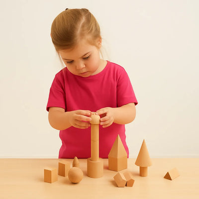 Wooden Geometric Solids - Pk15-Wooden Geometric Solids - Pk15