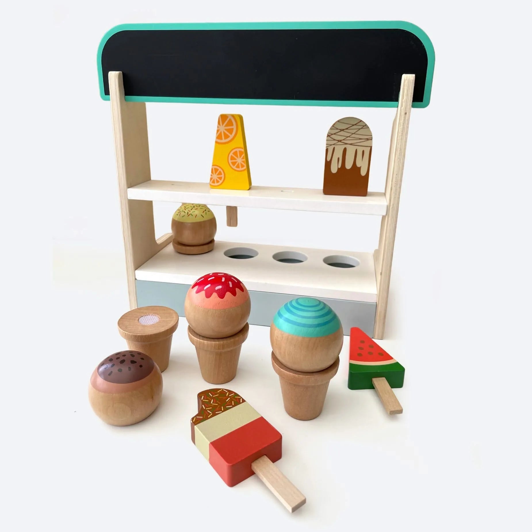 Wooden Ice Cream Play Shop-Wooden Ice Cream Play Shop