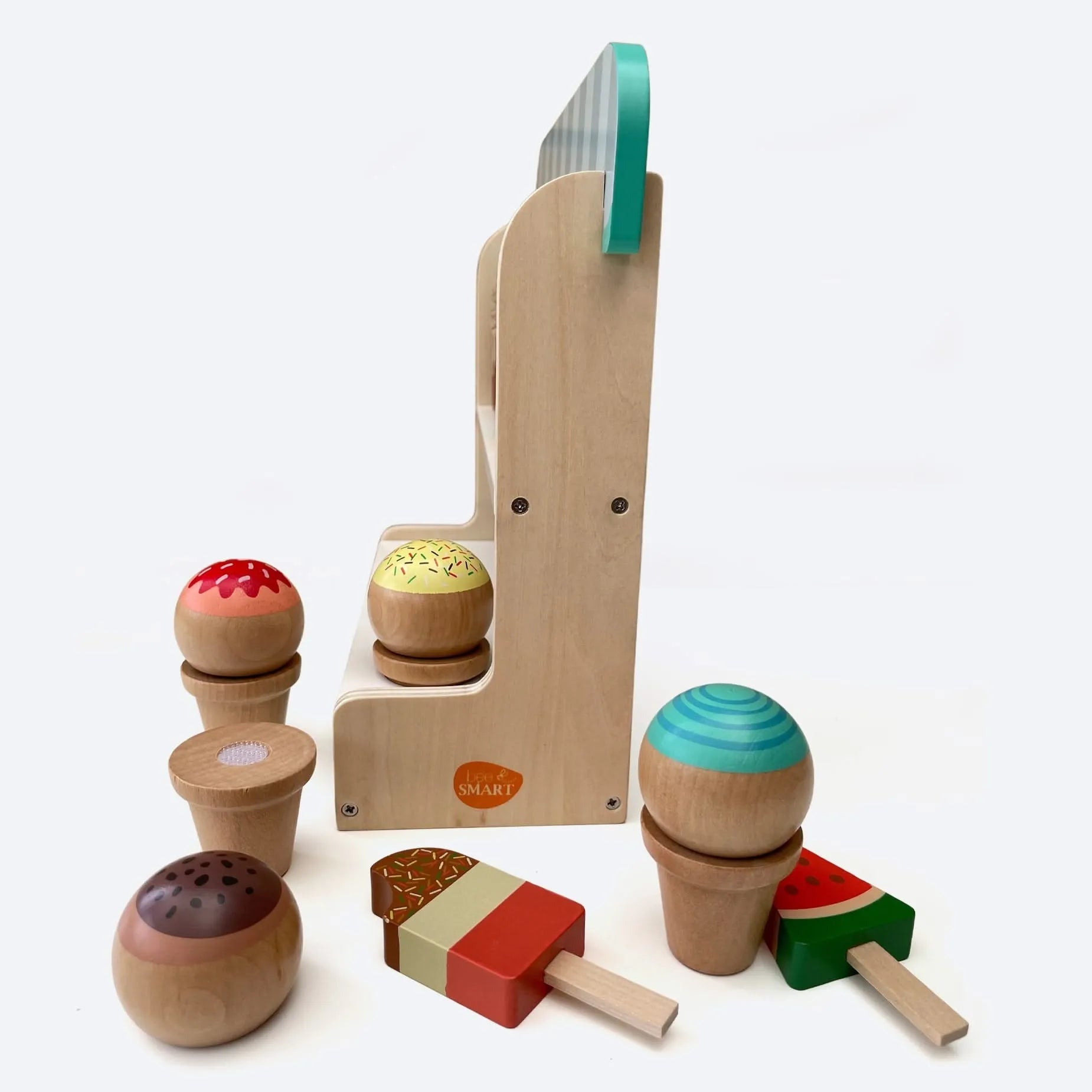Wooden Ice Cream Play Shop-Wooden Ice Cream Play Shop