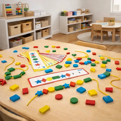 Wooden Lacing Shape Beads-Wooden Lacing Shape Beads