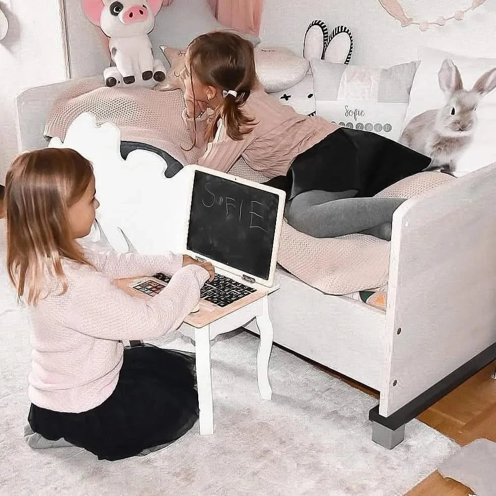 Wooden Laptop with Magnet Board-Wooden Laptop with Magnet Board