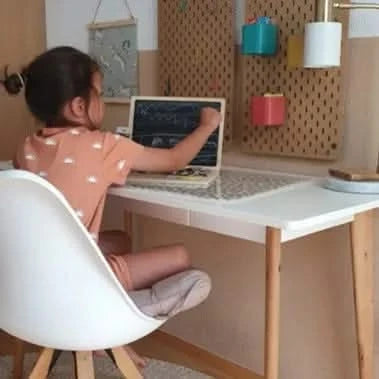 Wooden Laptop with Magnet Board-Wooden Laptop with Magnet Board