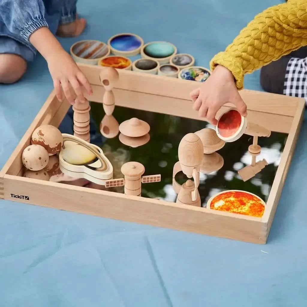 Wooden Mirror Tray-Wooden Mirror Tray