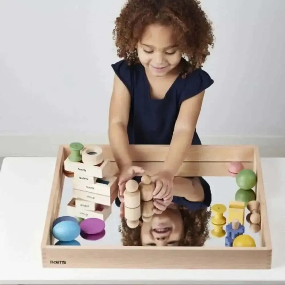 Wooden Mirror Tray-Wooden Mirror Tray