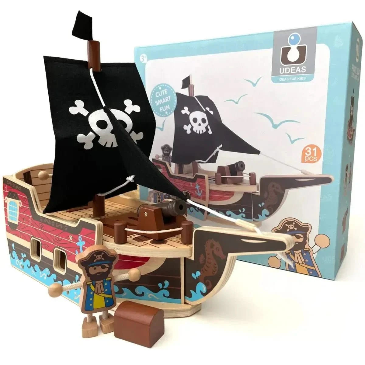 Wooden Pirate Ship-Wooden Pirate Ship