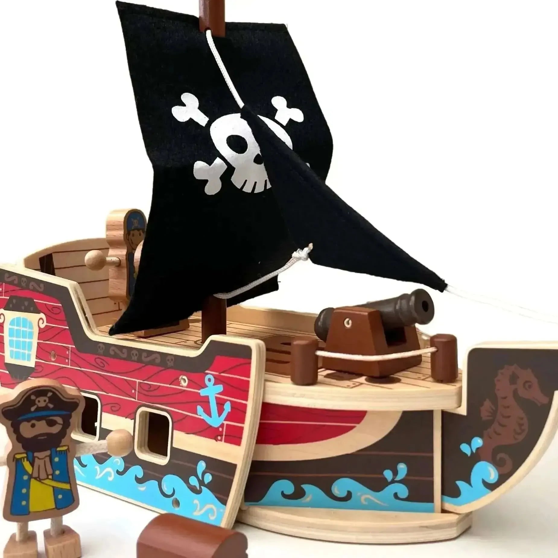Wooden Pirate Ship-Wooden Pirate Ship