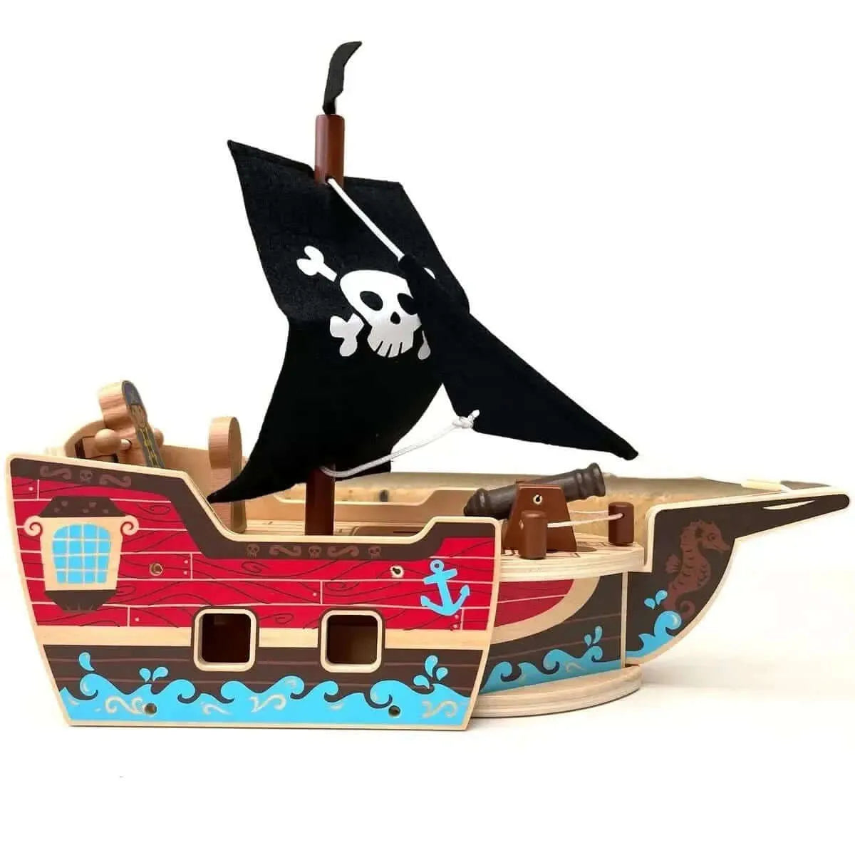 Wooden Pirate Ship-Wooden Pirate Ship