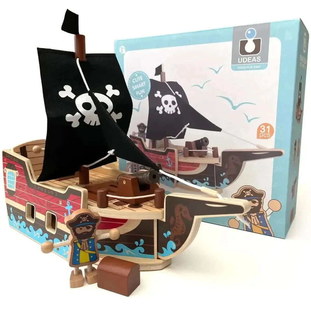 Wooden Pirate Ship-Wooden Pirate Ship