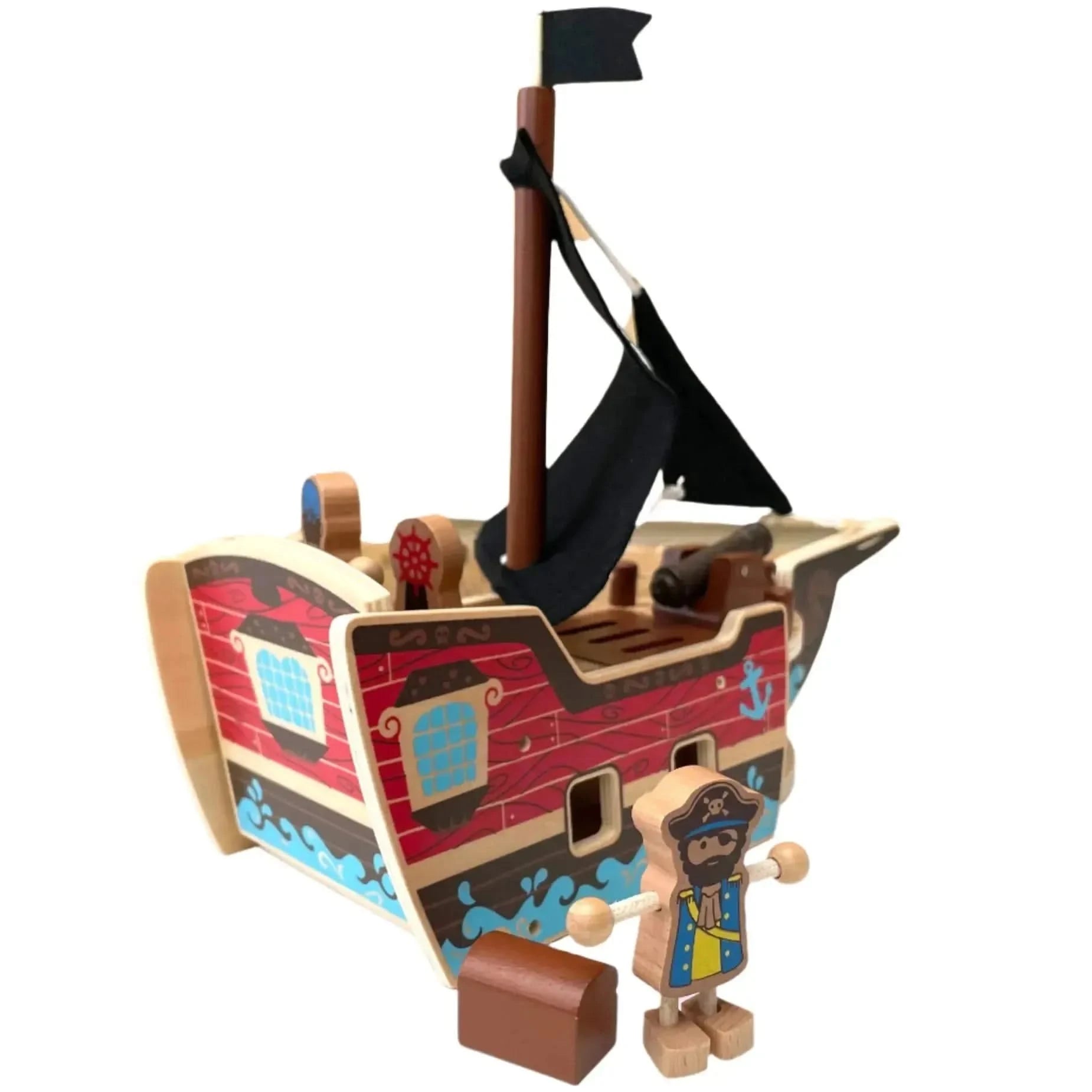 Wooden Pirate Ship-Wooden Pirate Ship