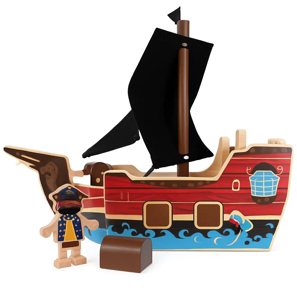 Wooden Pirate Ship-Wooden Pirate Ship