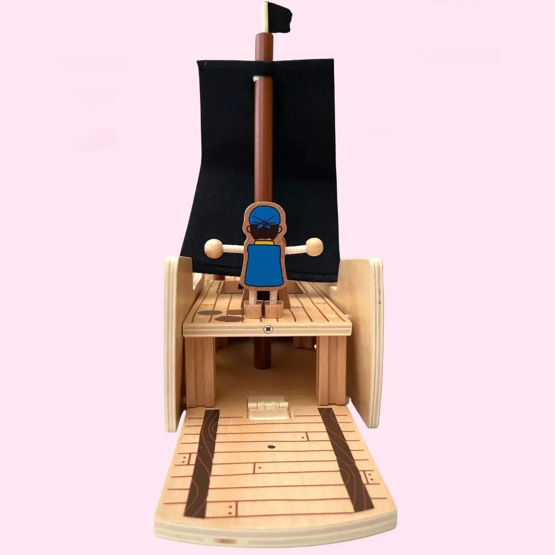 Wooden Pirate Ship-Wooden Pirate Ship