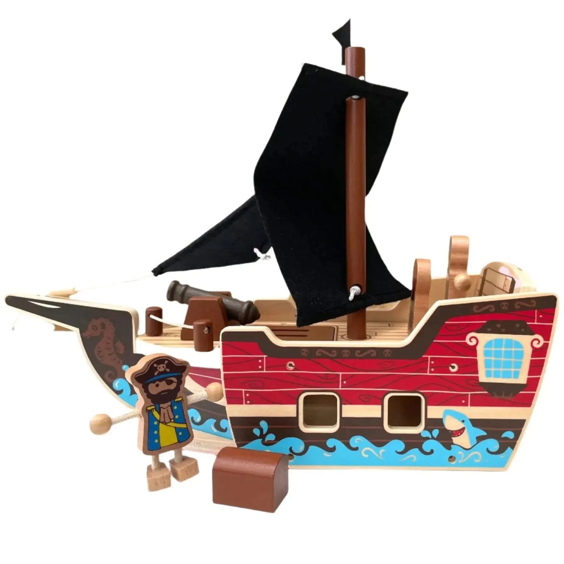 Wooden Pirate Ship-Wooden Pirate Ship