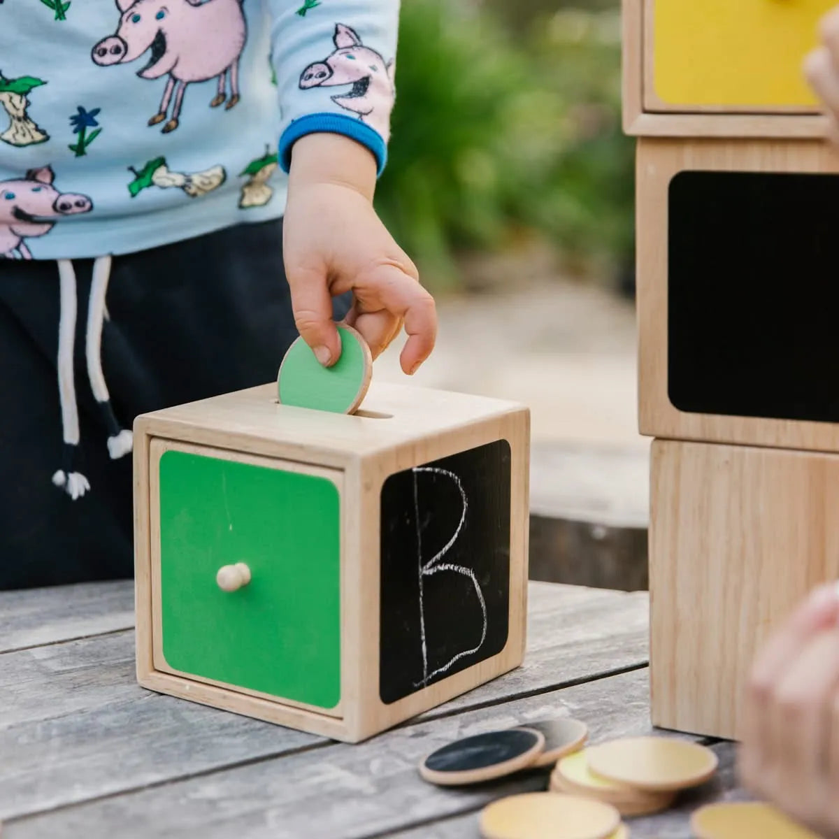 Wooden Post Sort ’n’ Play-Wooden Post Sort ’n’ Play