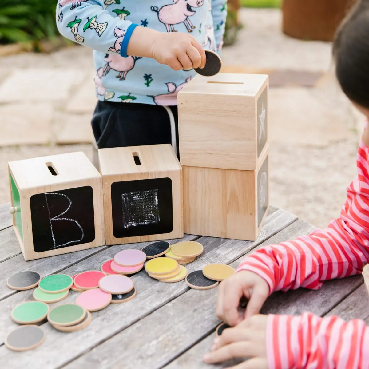 Wooden Post Sort ’n’ Play-Wooden Post Sort ’n’ Play