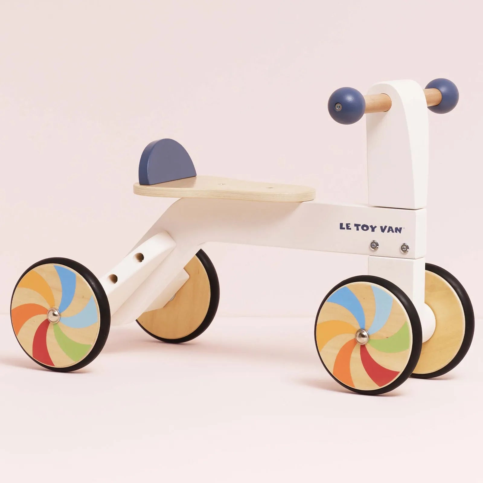 Wooden Rainbow Ride On Trike-Wooden Rainbow Ride On Trike