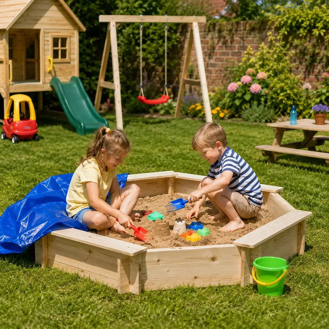 Wooden Sand Pit-Wooden Sand Pit