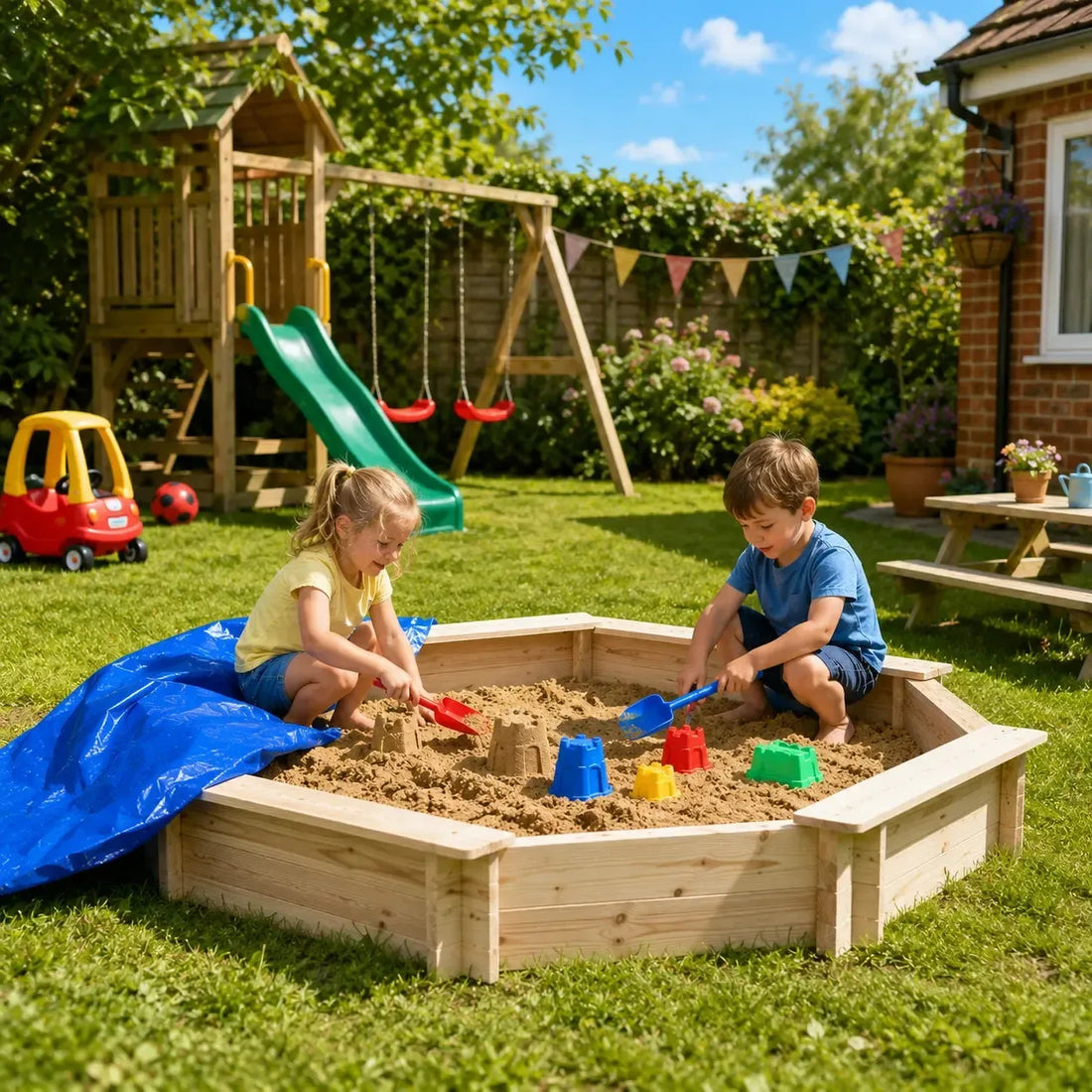 Wooden Sand Pit-Wooden Sand Pit
