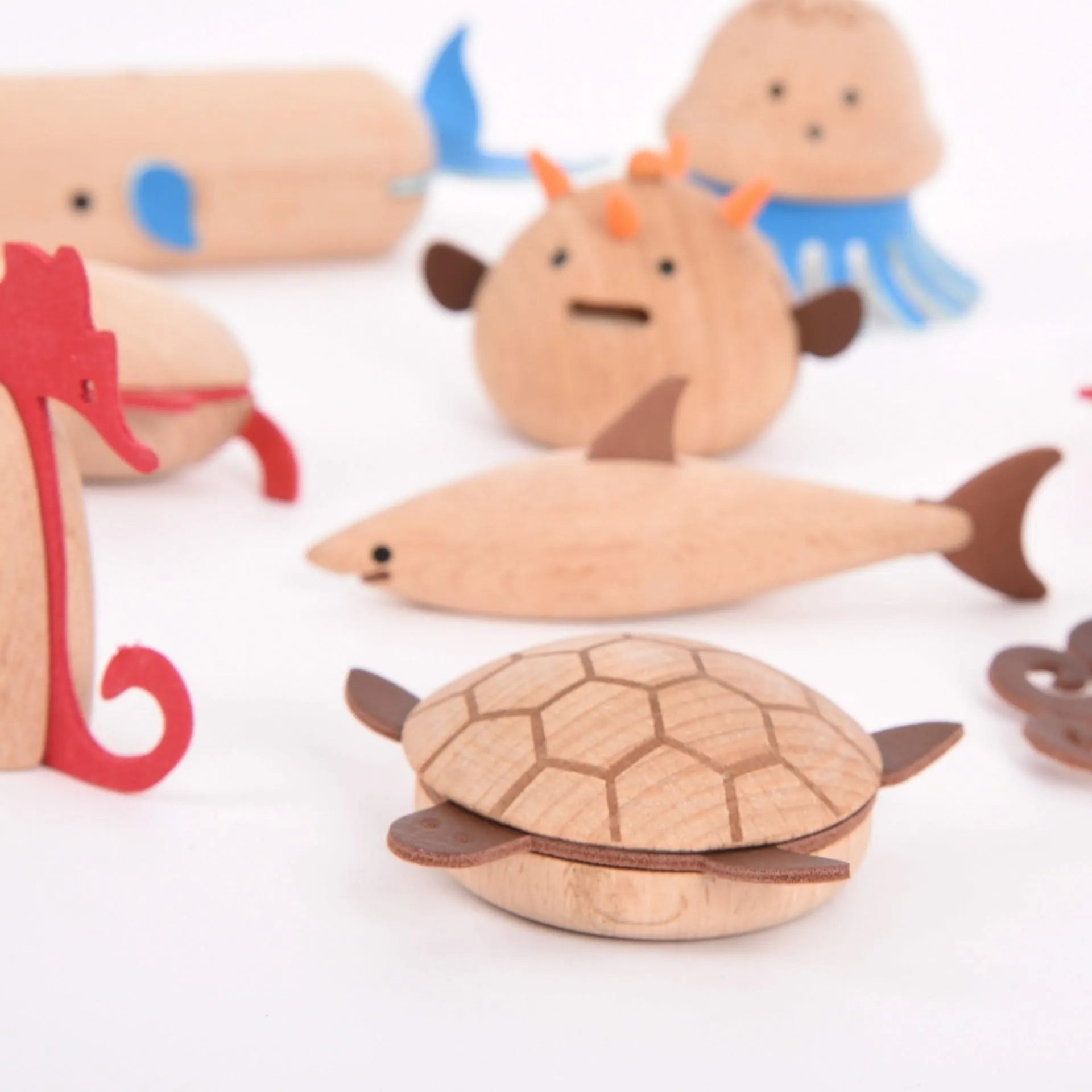 Wooden Sea Creatures-Wooden Sea Creatures