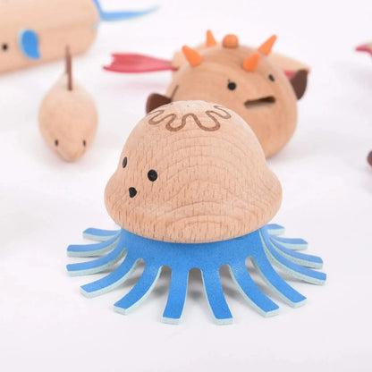 Wooden Sea Creatures-Wooden Sea Creatures