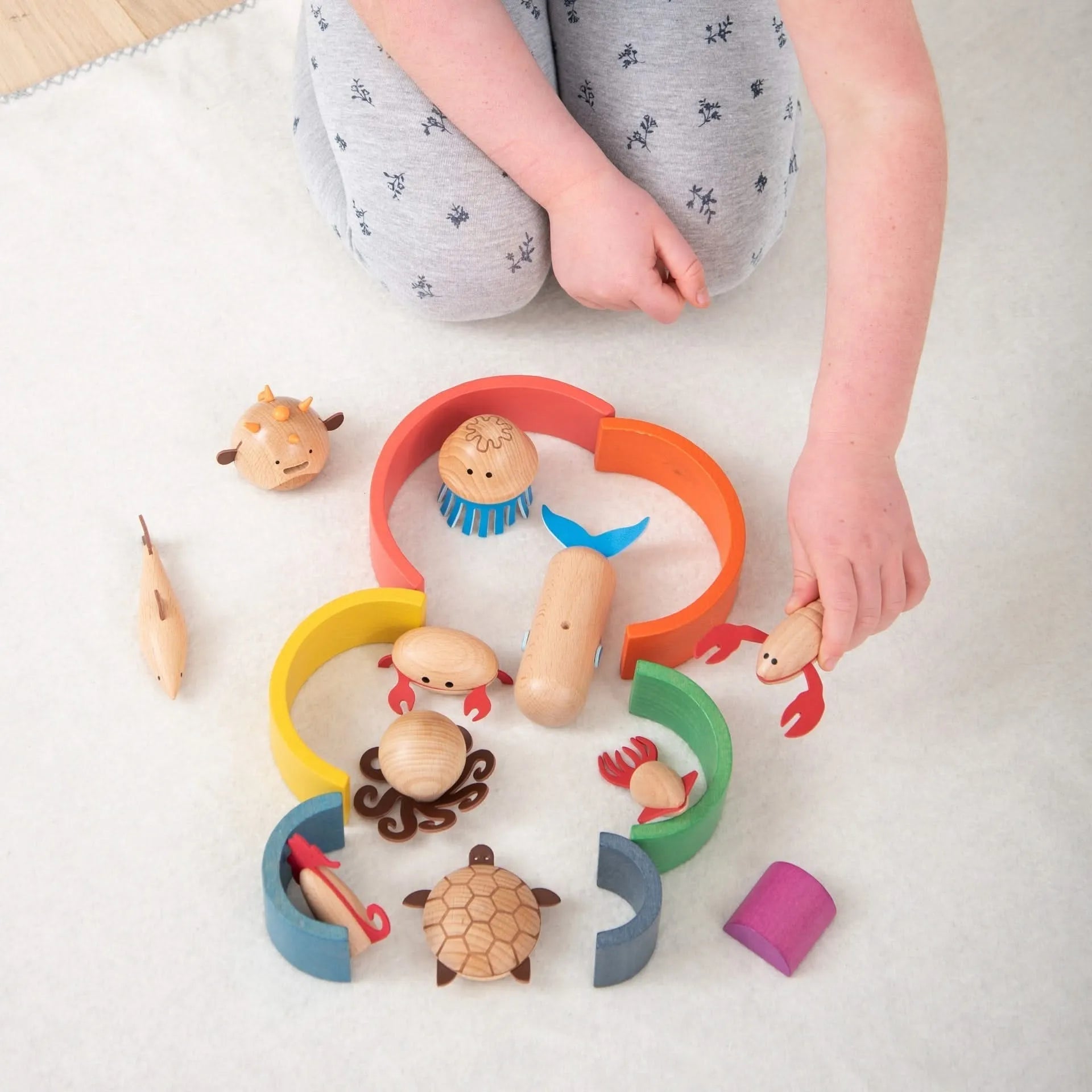 Wooden Sea Creatures-Wooden Sea Creatures