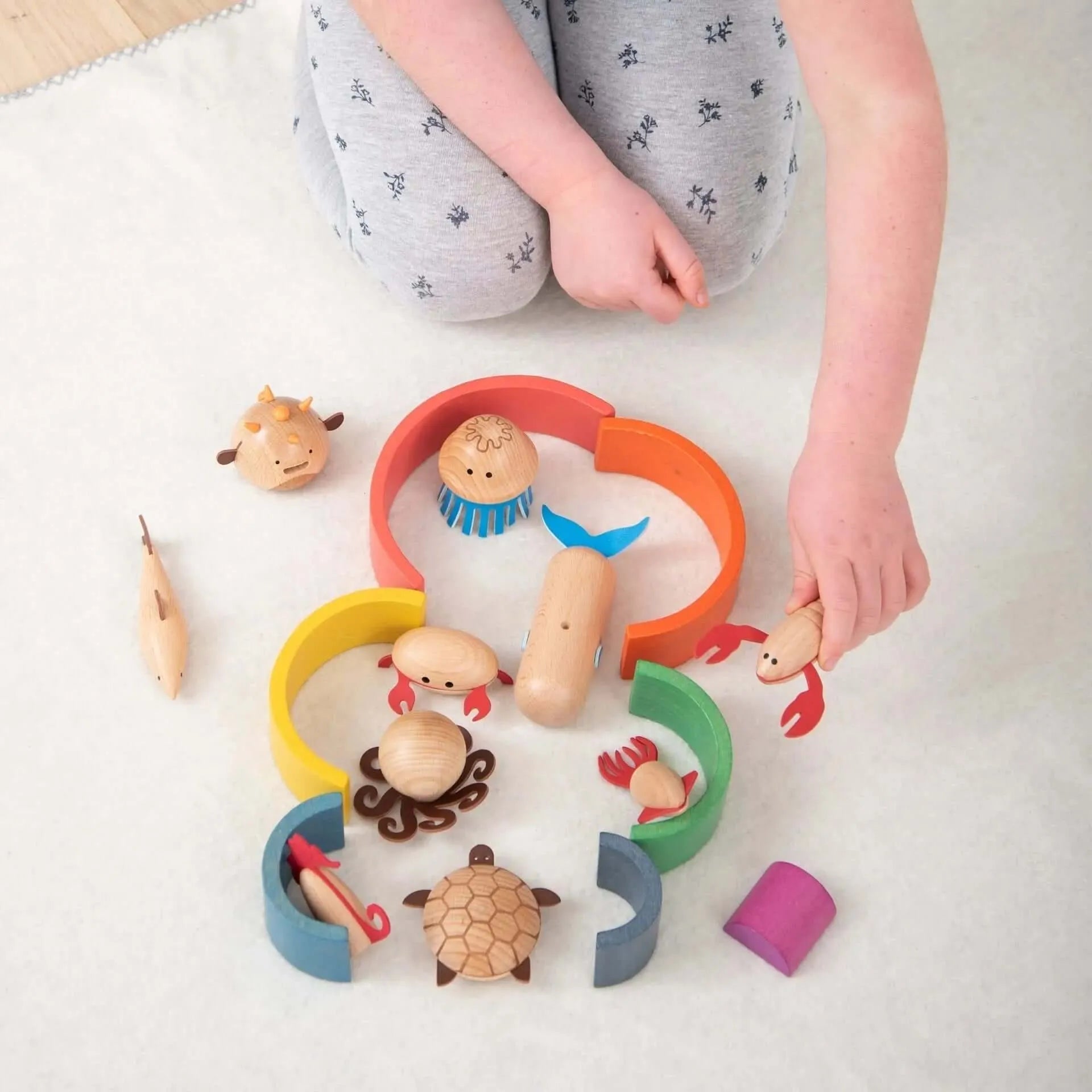 Wooden Sea Creatures-Wooden Sea Creatures