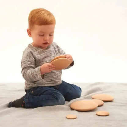 Wooden Stacking Pebbles-Wooden Stacking Pebbles