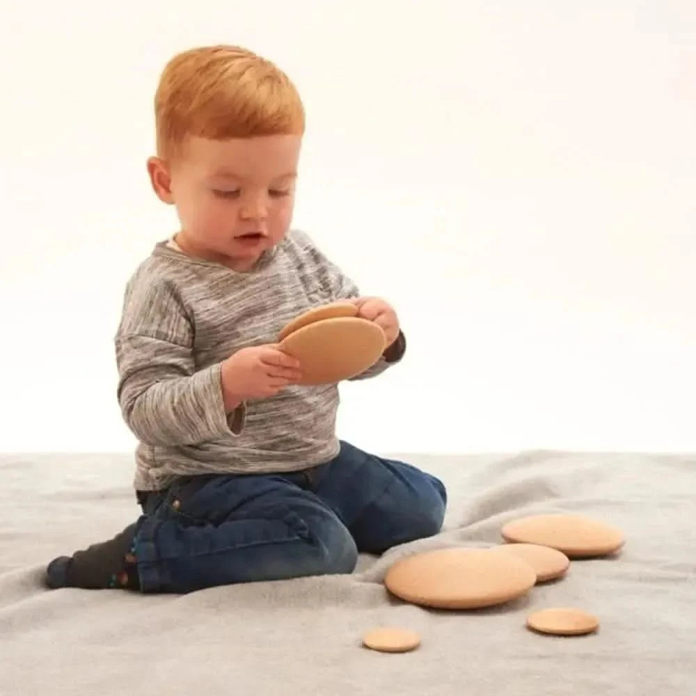 Wooden Stacking Pebbles-Wooden Stacking Pebbles