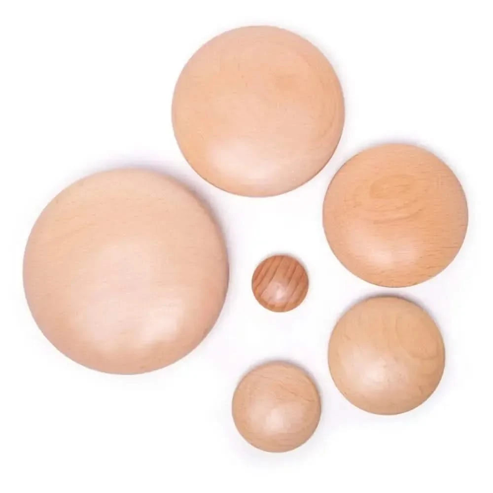 Wooden Stacking Pebbles-Wooden Stacking Pebbles